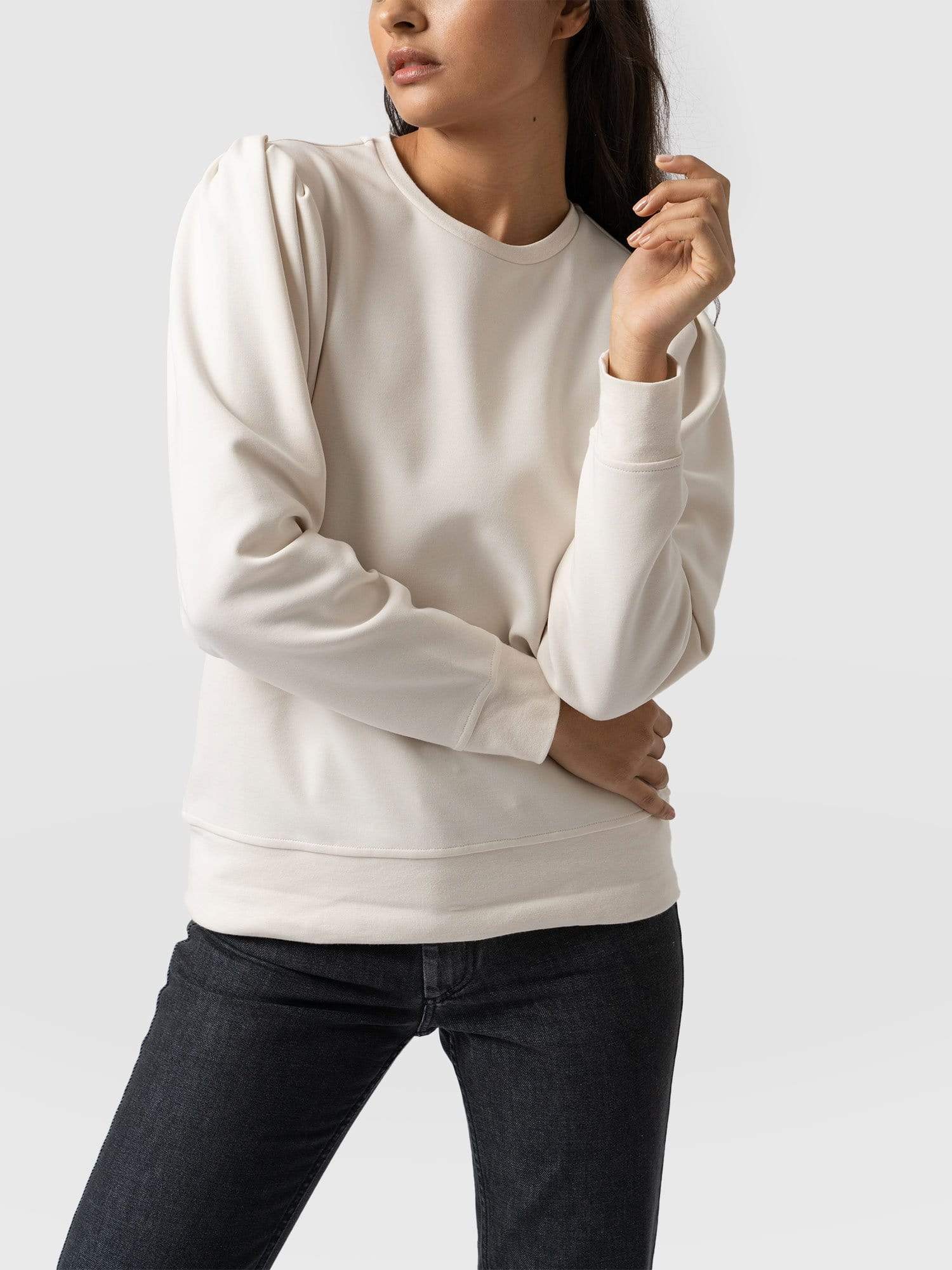 Midnight Sweater Cream - Women's Sweaters | Saint + Sofia® EU